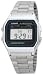 Casio Men's Core A158WA-1 Silver Stainless-Steel Quartz Watch with Digital Dial