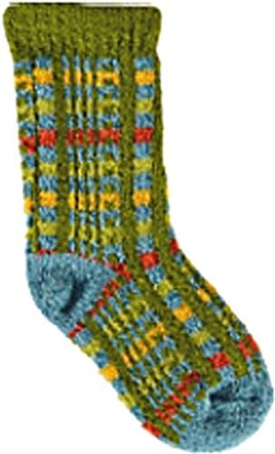 Picnic Plaid Baby Socks (Baby, Olive)