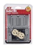 Electrical Boxes: Ace Weatherproof Duplex Outlet Kit (34404)