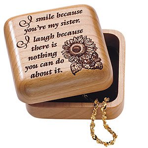 Sister Musical Keepsake Box