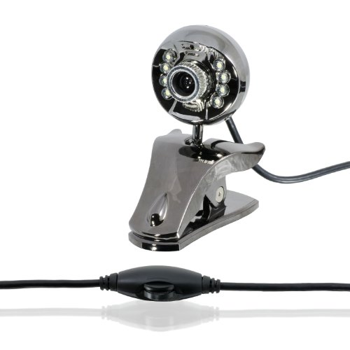 CSL - USB Webcam inkl. Mikrofon mit 8 LEDs HD + Lichtsensor | (interpoliert 20 MP) | Plug & Play | PC + Notebook | Skype/MSN/ICQ/YAHOO/AIM CSL - USB Webcam inkl. Mikrofon mit 8 LEDs HD + Lichtsensor | (interpoliert 20 MP) | Plug & Play | PC + Notebook | Skype/MSN/ICQ/YAHOO/AIM