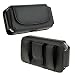 Black Horizontal Leather Pouch For Samsung Haven U320 Phone Case Cover with Belt Clip Magnetic Closing