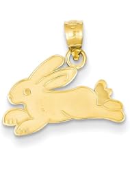 14K Yellow Gold Rabbit Charm