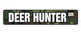 DEER HUNTER Street Sign hunting signs buck hunt gift