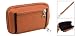 Allegra K Faux Leather Ladies Bag Orange Wallet for Nokia N95