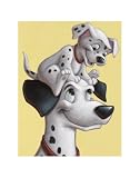 101 Dalmations Art Poster Print, 11x14