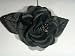 12 Silk Roses Wedding Favor Flower Corsage Black