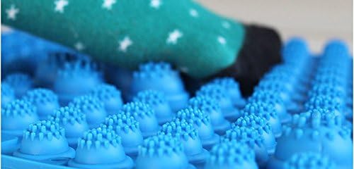 Viout® Acupressure Mat Stimulates Blood Circulation Acupressure Mat Foot Massager Mat Body Massage (Blue)