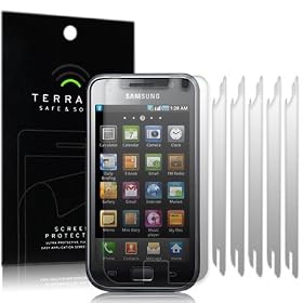 SAMSUNG i9000 GALAXY S SCREEN PROTECTOR 6-IN-1 PACK BY TERRAPIN