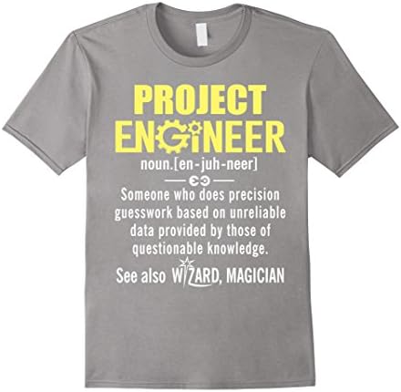 Men's Project Engineer Shirt - Project Engineer Definition Medium Slate