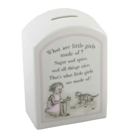 What Are Little Girls Made Of Sugar and Spice and All Things Money Box  CG594P