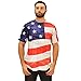 Men's American Flag Wrap Around Sublimated T-Shirt