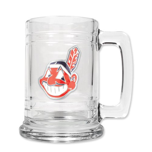 Cleveland Indians 15oz Glass Tankard