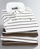 Polo Ralph Lauren Striped Mesh Polo Shirt