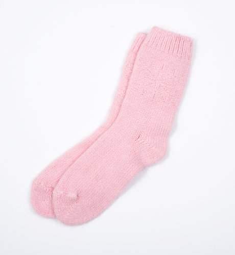 Per Una Snowflake Knit Slumber Socks