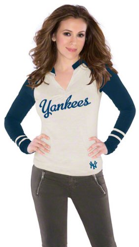 New York Yankees Women's Sport Envy Top - by Alyssa Milano at Amazon.com