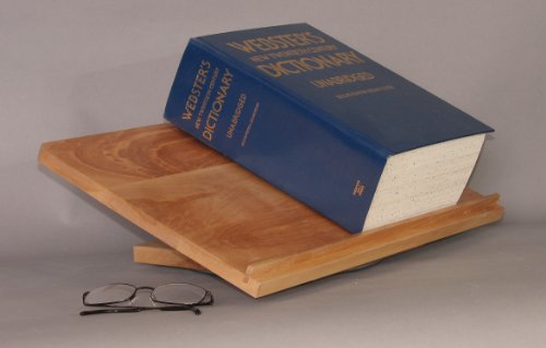 Swivel Dictionary Stand, Large, Solid Hardwood with a Natural Finish On Sale