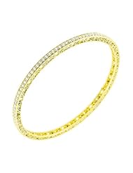 1.92 ct. tw Round Diamond Bangle Bracelet in Antique Style Setting - G-H SI1 - 14 Kt. Yellow Gold