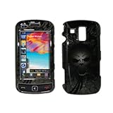Premium Black Skull with Wings Design Snap-On Cover Hard Case Cell Phone Pr ....