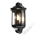 Traditional One Light Outdoor Wall Lantern with PIR Sensor in Satin Black