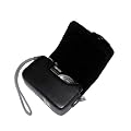 Hard Leather Case for Panasonic TZ30 TZ25 TZ20 TZ18 TZ10,TZ8,TZ7,ZS7,ZS5, Canon SX260 SX240 SX230 SX220 SX210,S95,A3400, A810, Samsung WB600 WB700,Sony HX9 Cameras(Black)