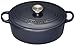 Le Creuset Cast Iron Oval Casserole, Midnight Blue, 25 cm