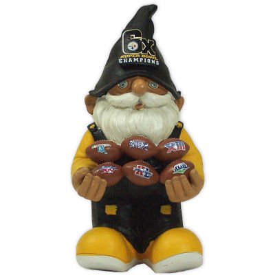 Pittsburgh Steelers 6x Super Bowl Champion Gnome