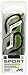 JVC HAEBR80S Sports Clip Headphones (Silver), One Size