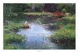  : Lazy Old Afternoon by Ellenshaw. Art Print Poster. 36 inches width by 24 inches height.