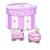 Mud Pie Baby Princess First Tooth and Curl Treasure Box Set