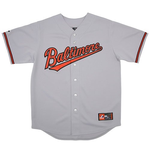 Brian Roberts Jersey: Baltimore Orioles Adult AWAY Grey #1