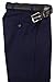 Vanghogh Boys Flat Front Dress Pants with Belt