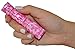 Small Pocket LED Zoom Flashlight - High Intensity 5W Cree LED - Aluminum Alloy Torch - 130 Lumen - Metal Clip - Pink
