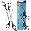 Gold Magic Excel Non-Slip Grip Cutting & Thinning Shear Combo
