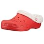 crocs Unisex Mammoth Clog,Red/Oatmeal,Men's 5 M/Women's 7 M