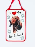 Outdoor Living : Dachshund Sentiment Sign