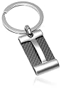 Steel and Carbon Fiber Key Ring