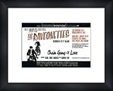 Review Push Posters  / RAVEONETTES Chain Gang of Love - Custom Framed Original Ad
