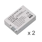 Buy 2 Pack LP-E8 LPE8 Equivalent Battery for Canon EOS Rebel 550D, Rebel T2i by MallBox