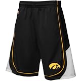 Iowa Hawkeyes Black Eliminator Basketball Shorts