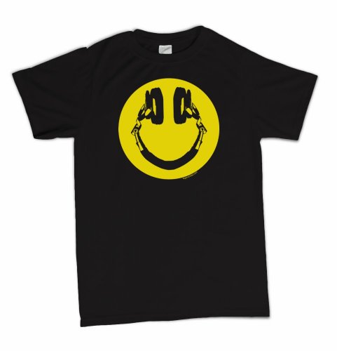 Happy Headphones Smiley Face T-Shirt