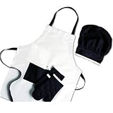 DII Kids Chef Set Black