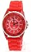 Designer Damenuhr,Kinderuhr Damen/Kinder Silikon Armband Uhr/Watch mit Silikon Armband Rot,Silber,inkl.Uhrenbox/Geschenkbox
