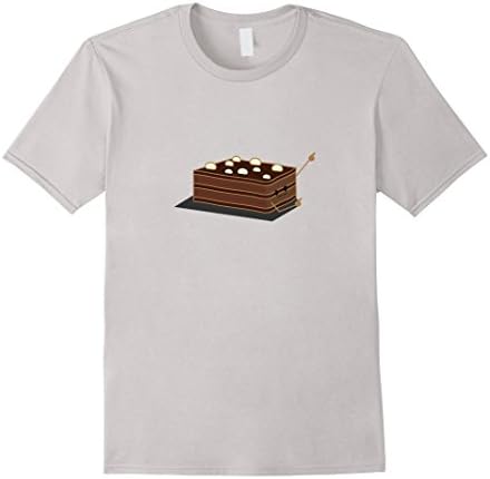 Men's You Deserve Some Brownie Points White Chocolate Chip T-shirt Medium Silver