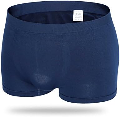 Sportern Men's Seamless Boxer Briefs Stretch Performance Compression Underwear One Size