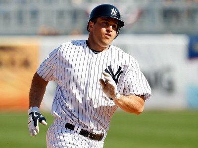 Philadelphia Phillies v New York Yankees, TAMPA, FL - FEBRUARY 26: Mark Teixeira Photographic Poster Print by J. Meric, 12x16