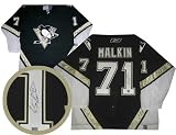 Evgeni Malkin Autographed/Hand Signed Jersey Pittsburgh Penguins 2006-2007 Pro Dark