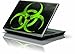 Skinit Protective Skin (Fits Latest Generic 17" Laptop/Netbook/Notebook); Biohazard Green