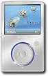 SanDisk 8GB Sansa Fuze - Digital player / radio WMA, MP3 - video playback - display: 1.9 -Silver (Refurbished)