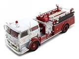 1960 Mack C Fire Diecast Model Truck 1/32 Red/Wht